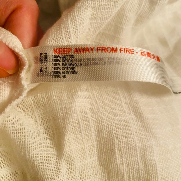 NWT Free People Zuri Blouse in Ivory. Size XS - Picture 7 of 11